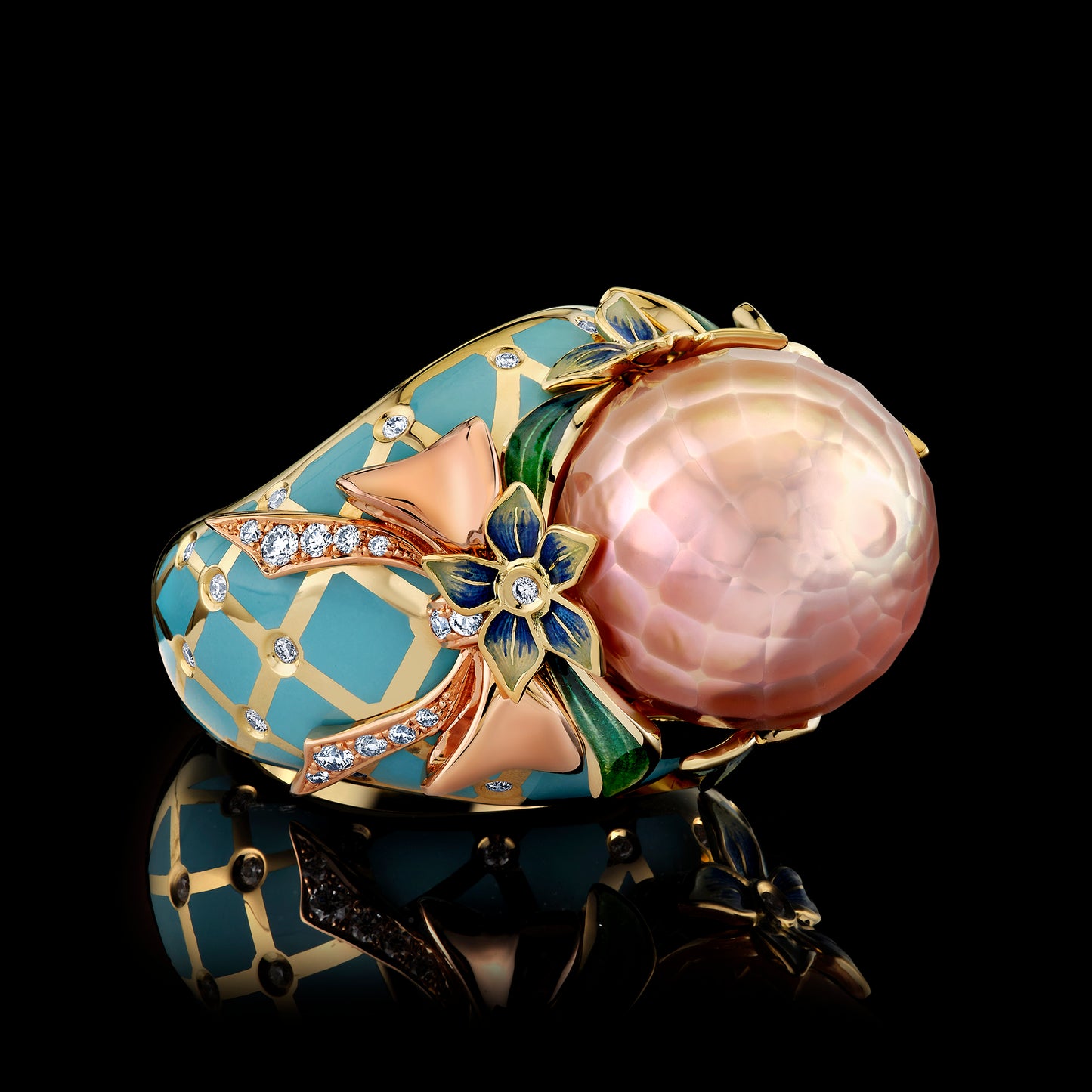 Tarquise Aura Pearl Ring