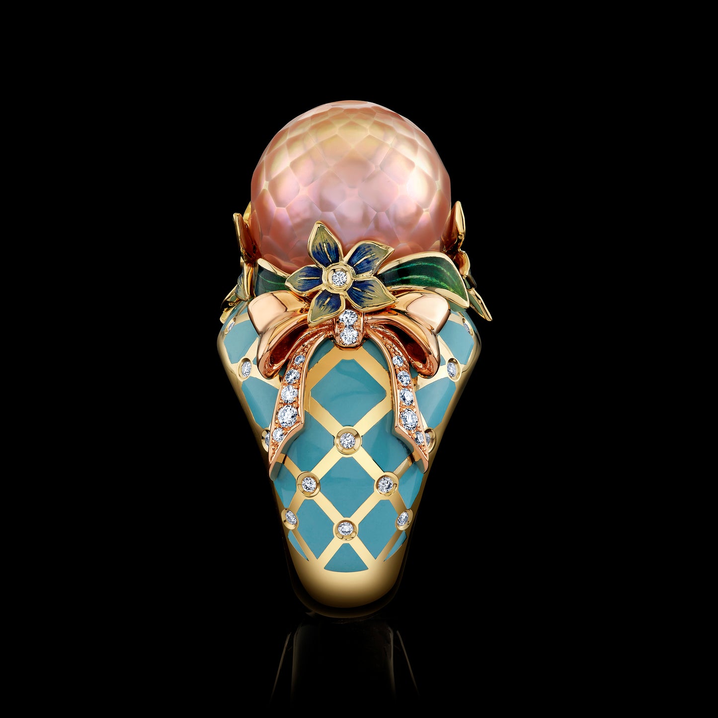 Tarquise Aura Pearl Ring