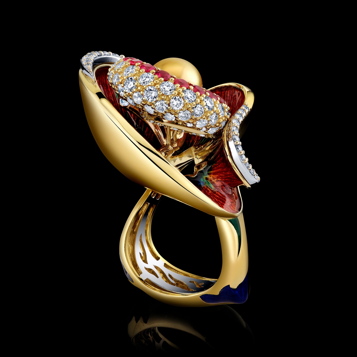 Golden Flare Ring