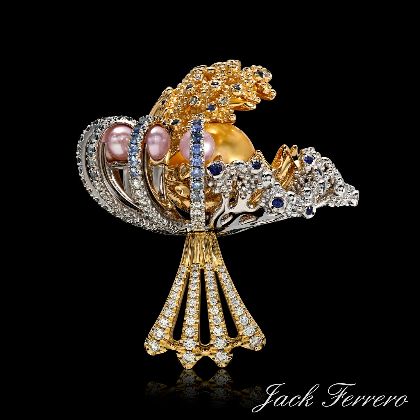 Ocean Crown Ring