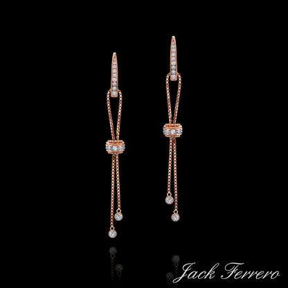 Diamond Hoop Earrings