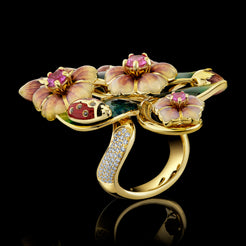 Ladybug Garden Ring