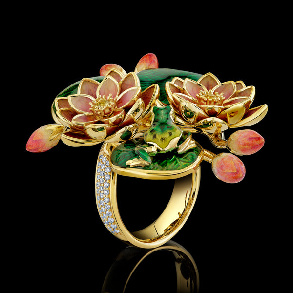 Enchanted Frog Garden Ring