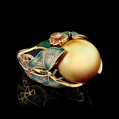 Pearl Butterfly Ring