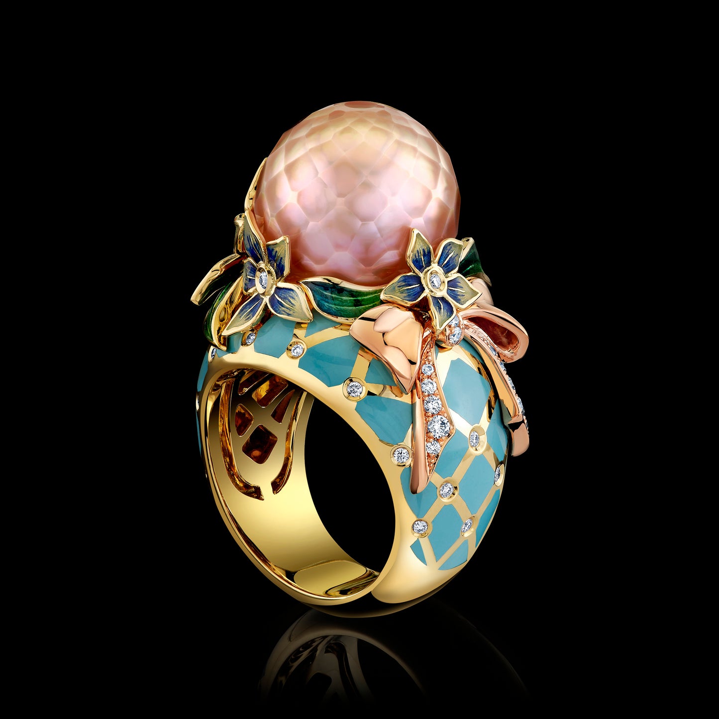 Tarquise Aura Pearl Ring