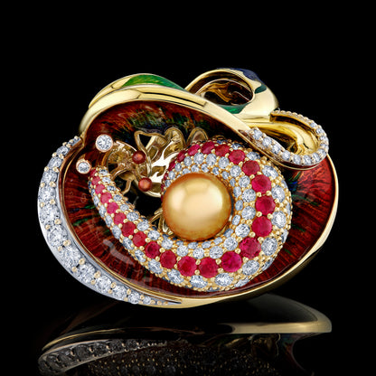 Golden Flare Ring