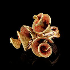 Golden Eclipse Ring